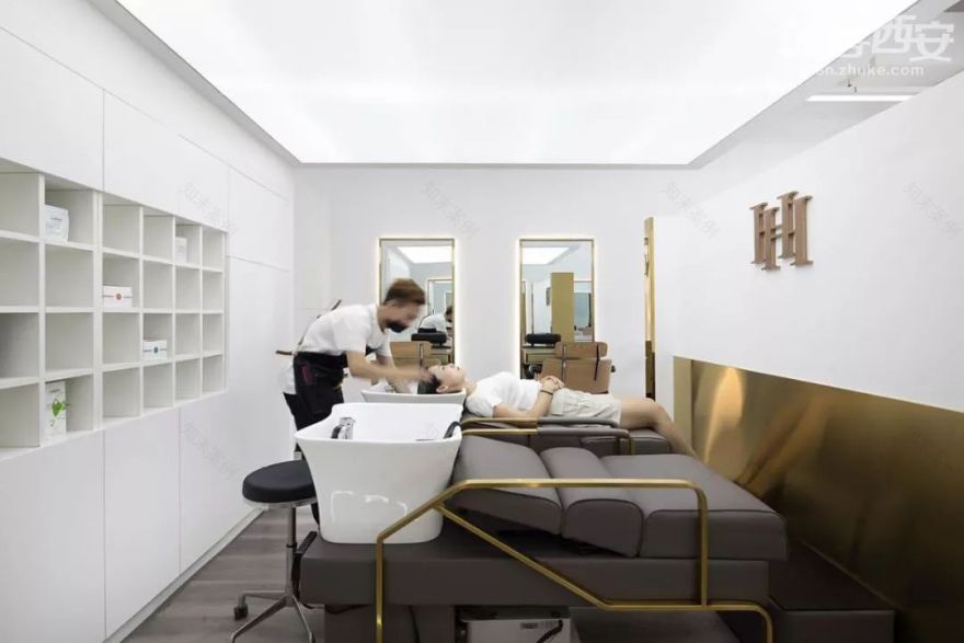 西安「禾里美发」盒子理发店,60㎡步步心机-40