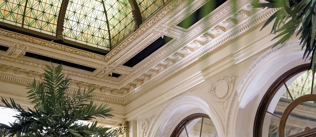 纽约广场酒店装饰玻璃穹顶天花板丨美国纽约-16