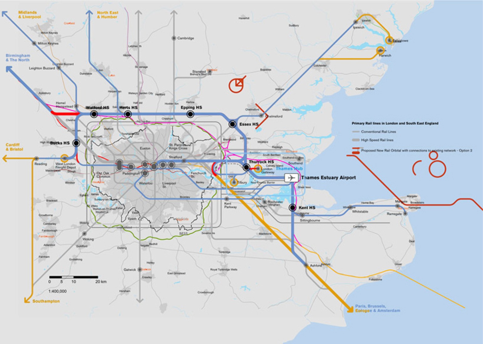 Thames Hub机场及交通枢纽方案丨英国丨福斯特建筑事务所（Foster + Partners）-14