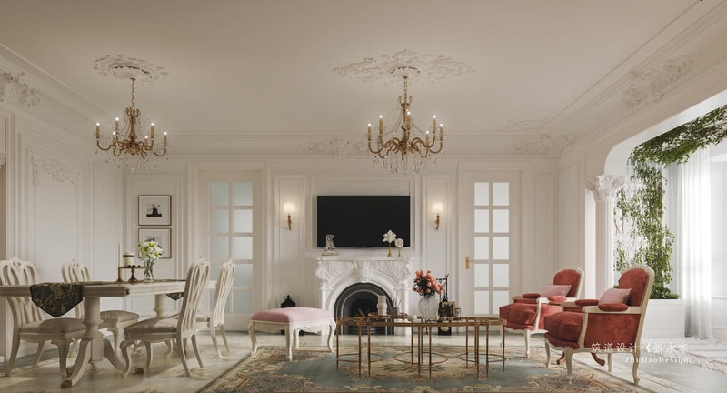 瑞仕花园欧式风室内设计-9