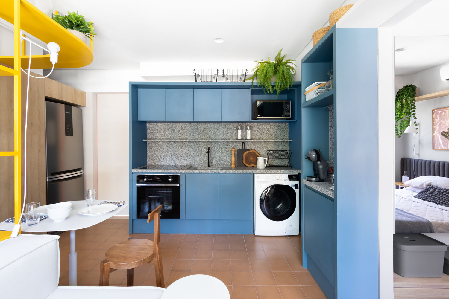 巴西 37 平米小公寓的活力生活设计-10