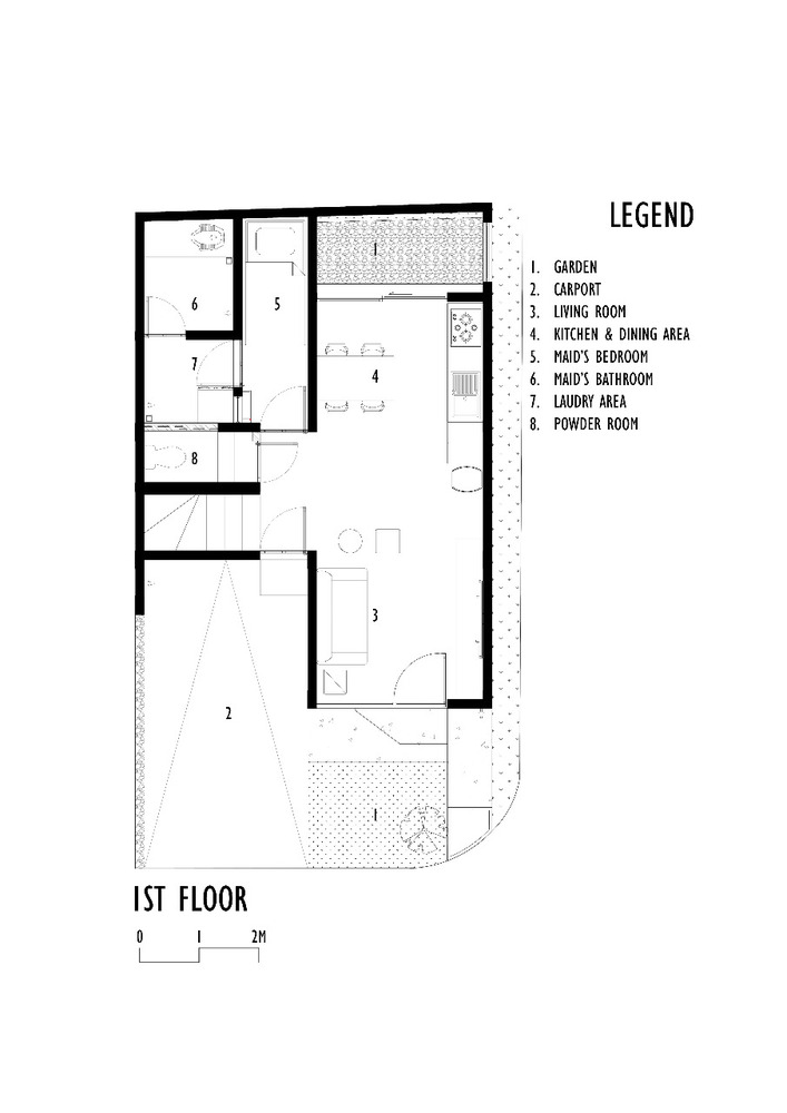 印尼 Linaya House | 紧凑型住宅设计-34