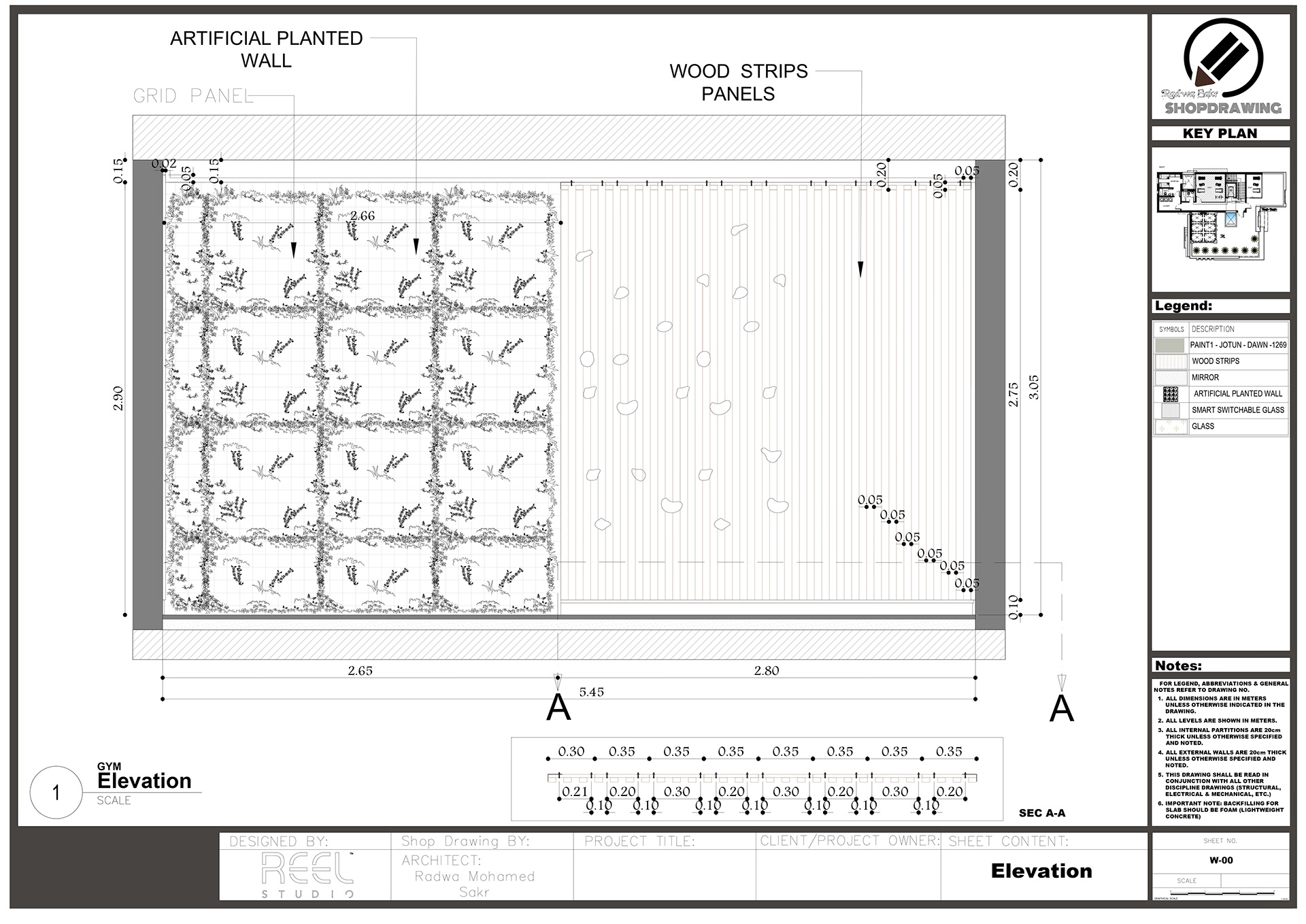 Shop Drawing For GYM-10