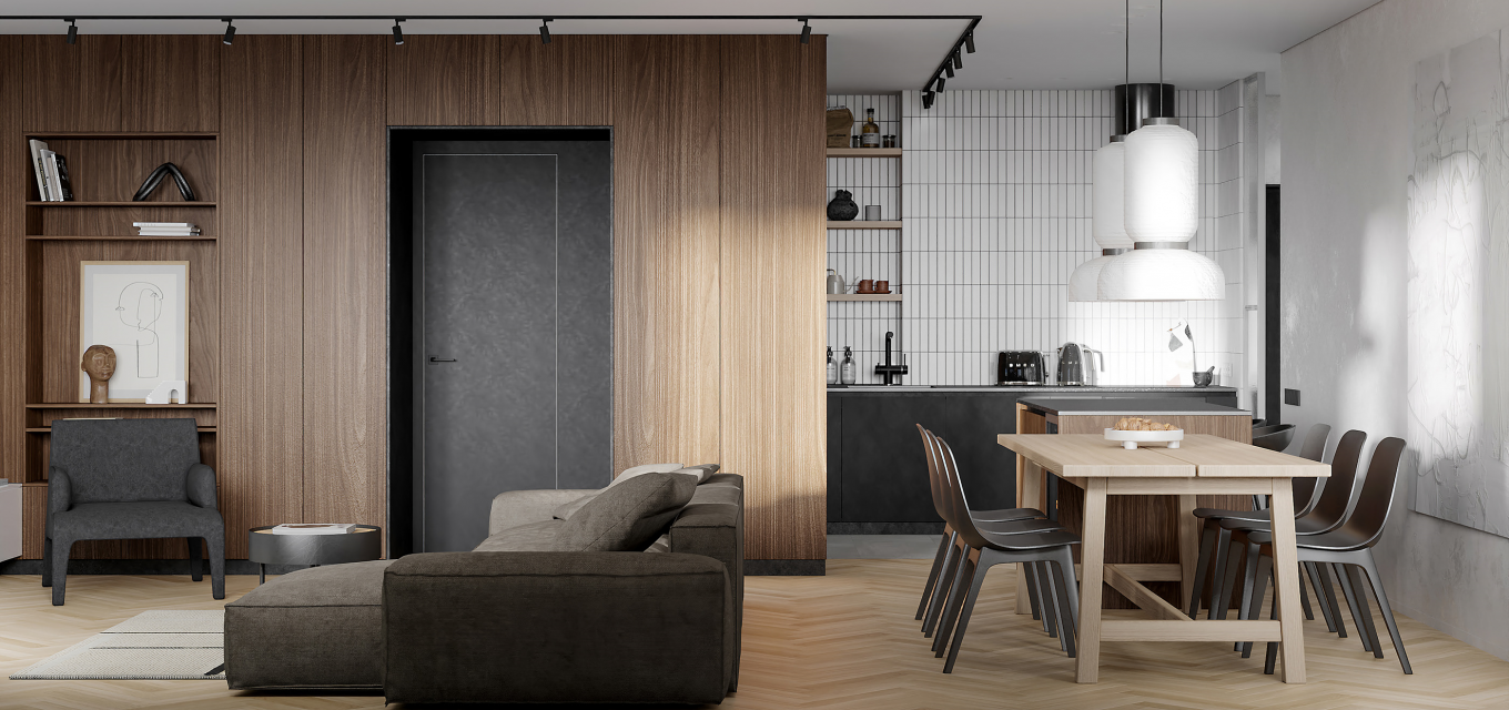 BALANCE COLOUR--78㎡一室户，简约的设计，储物超多！-38