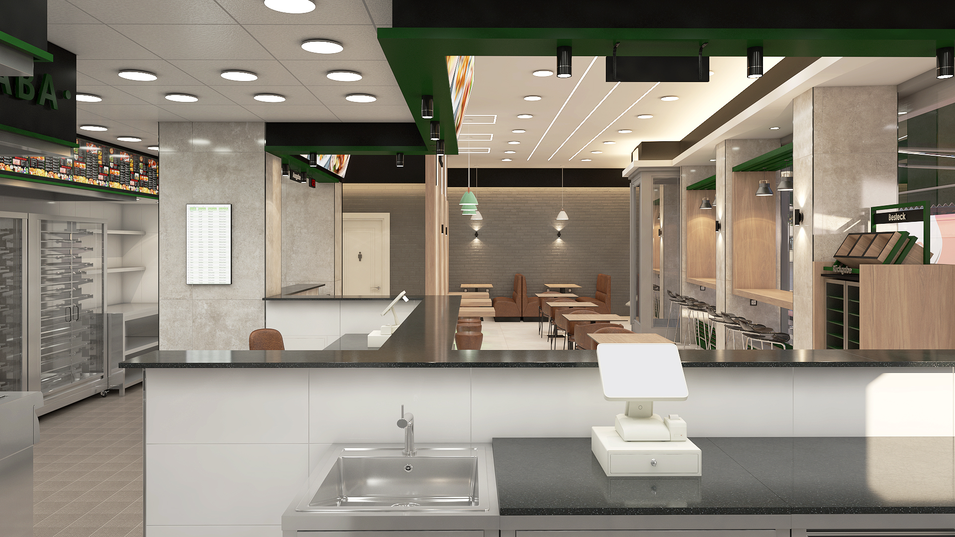 Humbaba Chicken House Berlin - Interior Design 3D-11