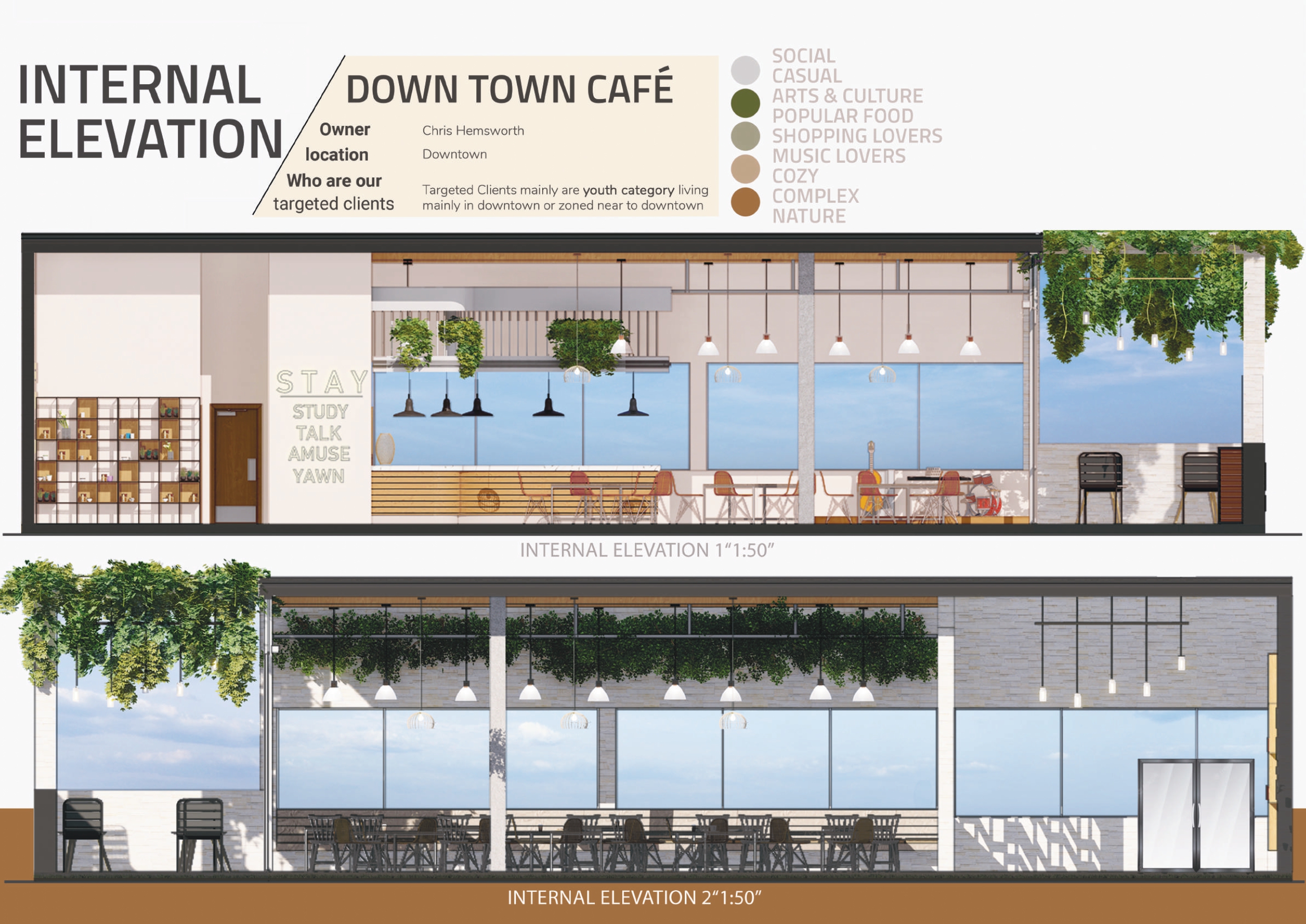 Celebrity's Café 室内设计丨埃及开罗丨开罗大学建筑系-16