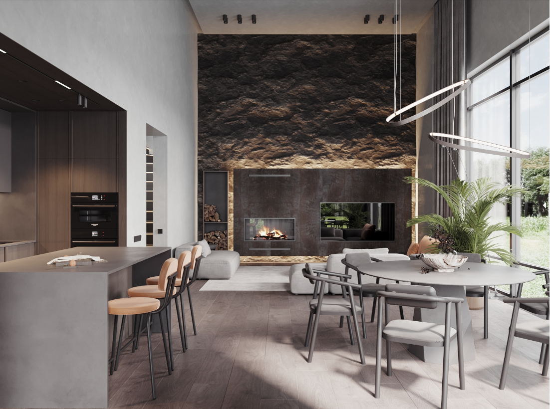 高级灰色系公寓设计-6