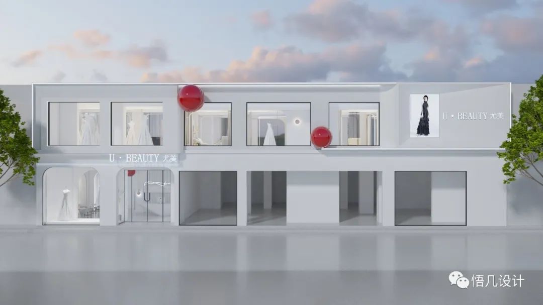 潜江尤美婚纱店,浪漫优雅的室内设计-5