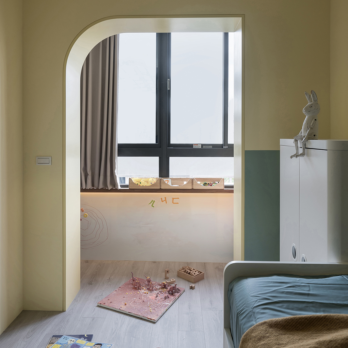 家装设计案例鉴赏——老城区的33㎡复古感小屋-14