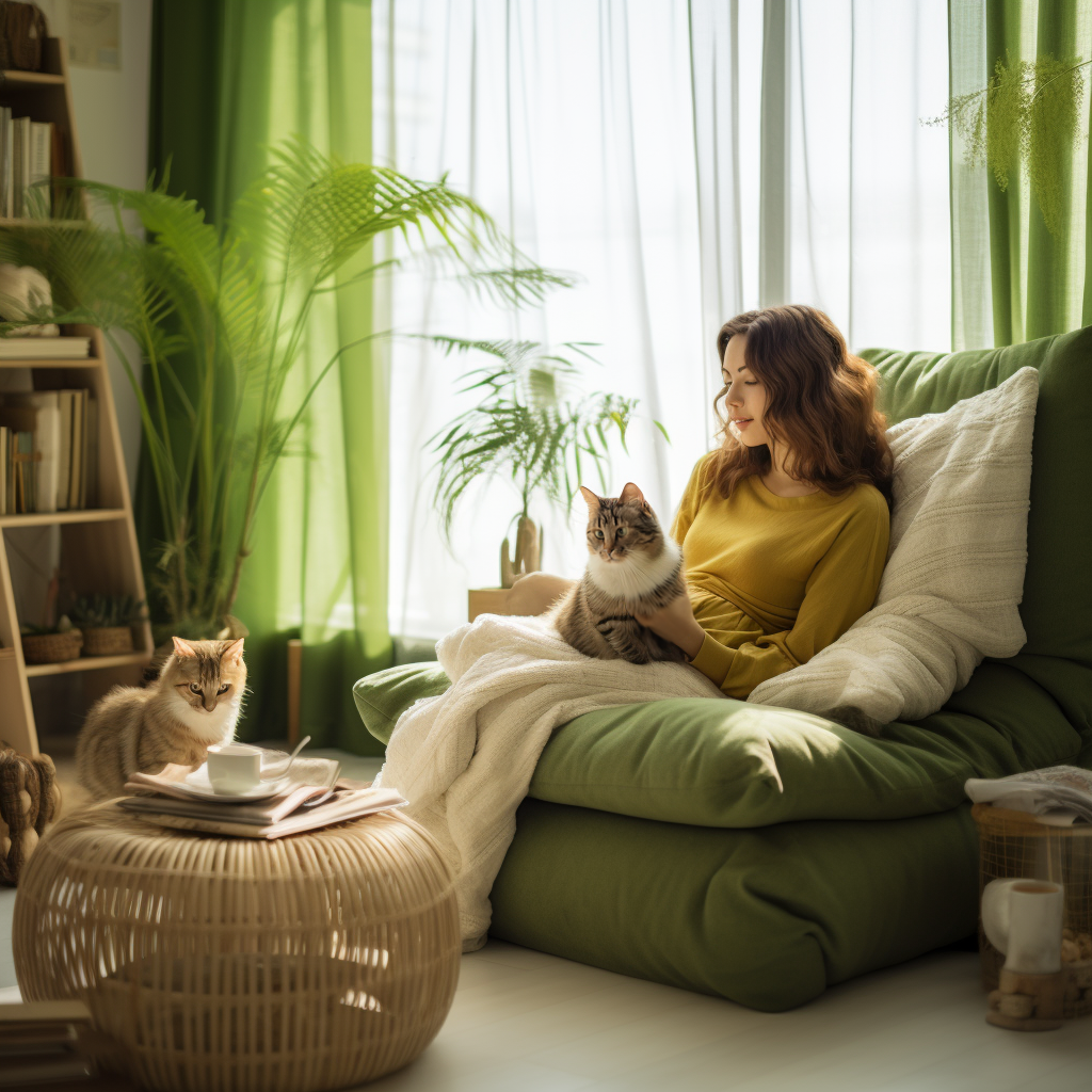 黄绿搭配空间-1