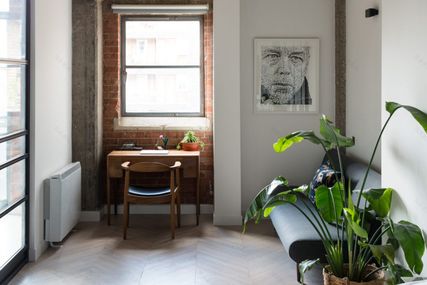 伦敦河畔明亮现代公寓——完美空间利用-15