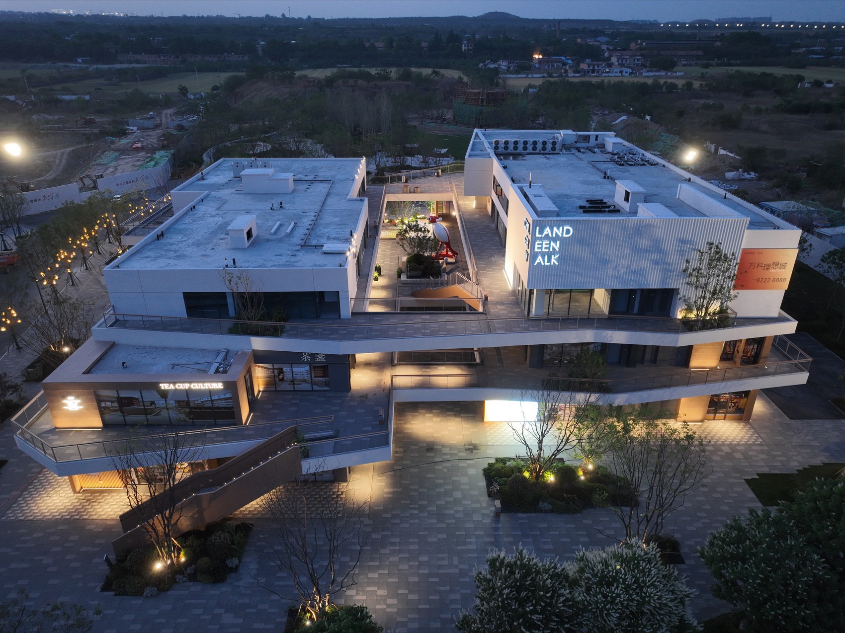 西安万科理想城北区小镇中心·池岛丨中国西安丨成都九十建筑设计有限公司-116