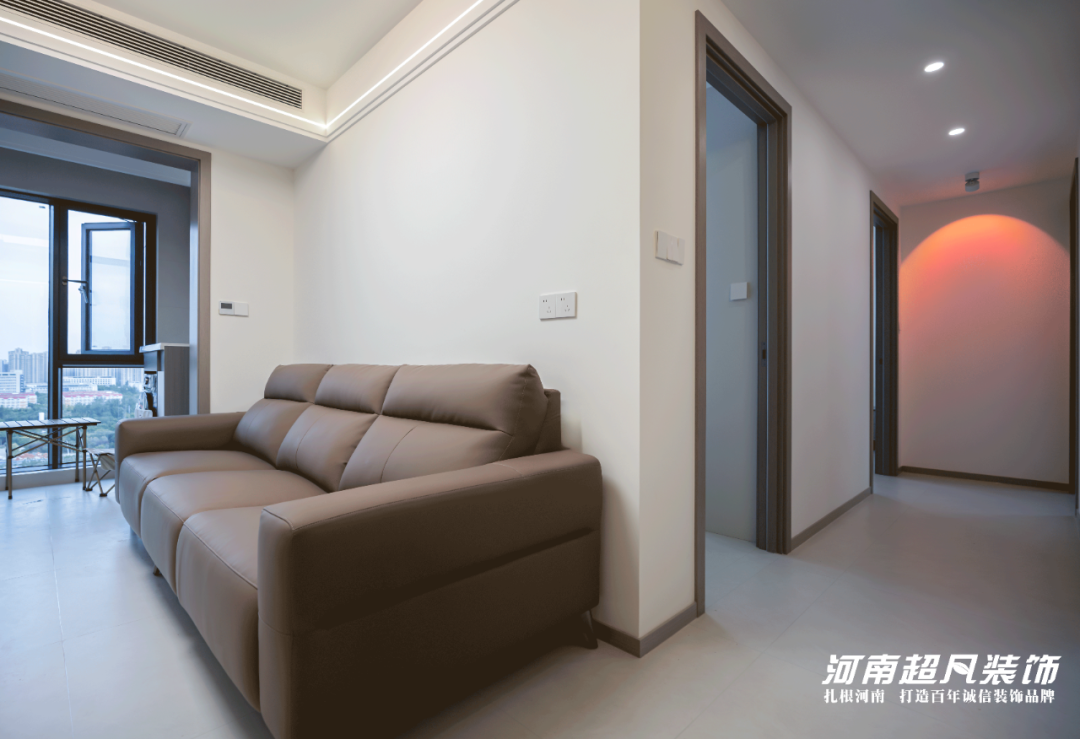 完工实景丨中原区康桥山海云图，93平三室两厅，遵循现代设计，简约质感突出-50