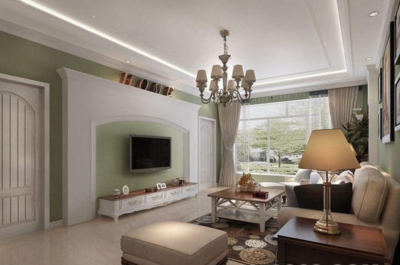 哈尔滨实创装饰打造香醍雅诺103平简洁美式田园两居-14