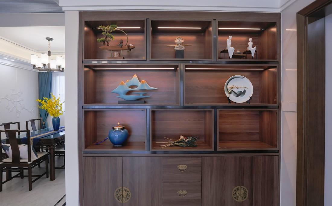 浩天小萌牛丨新中式风格平层设计,温馨港湾慢享生活-13