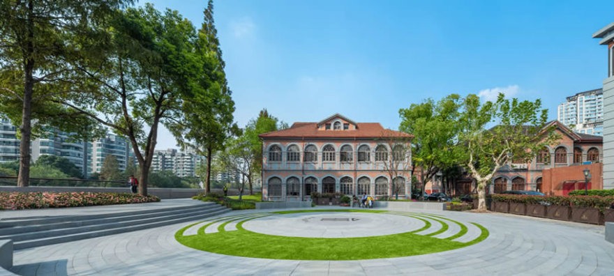 苏州河畔的英式庄园 · 华东政法大学长宁校区滨河景观提升丨中国上海-61