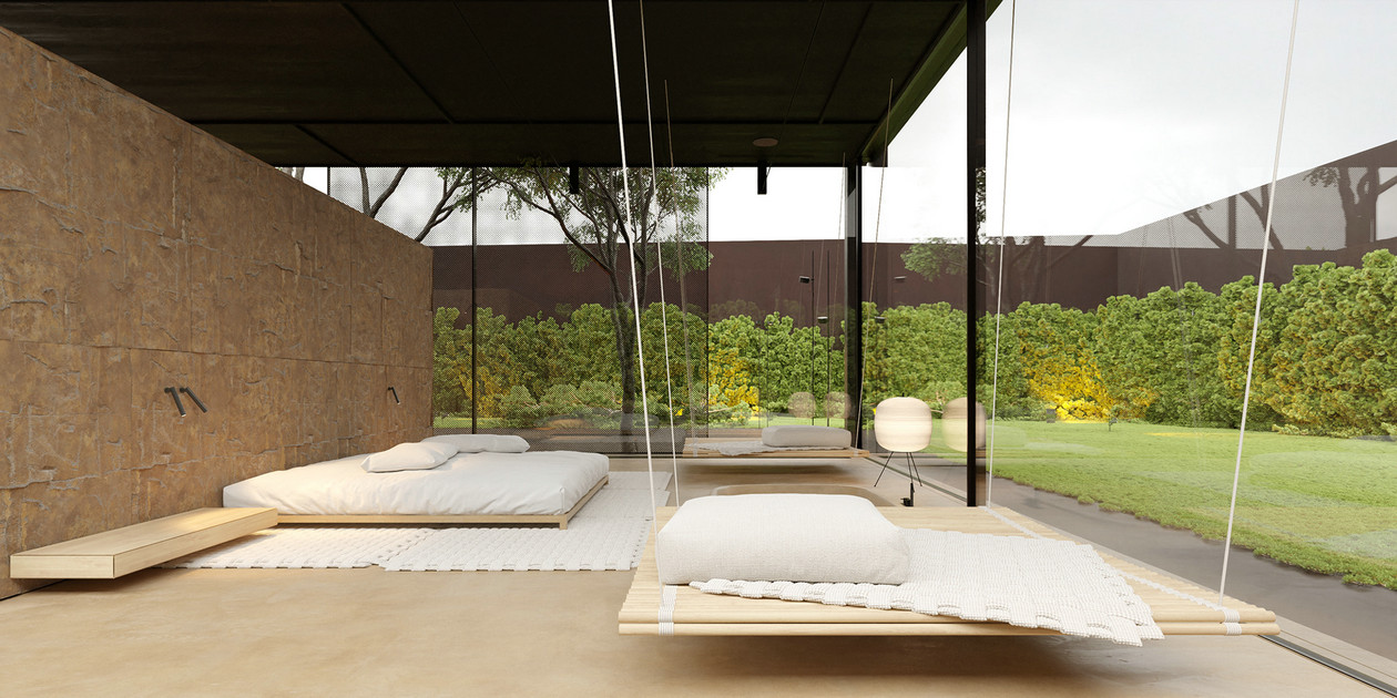 暖色极简空间设计丨Igor Sirotov-27