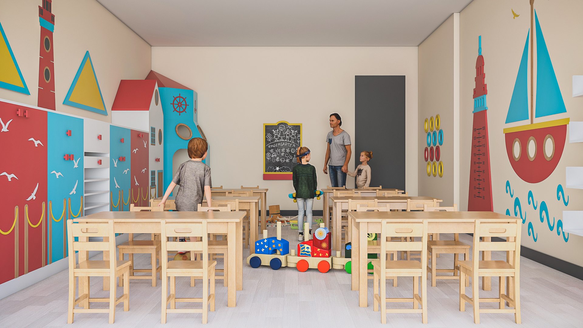 学前教育室内设计丨TurkeyKonya丨İbrahim Çetin Küçük-17