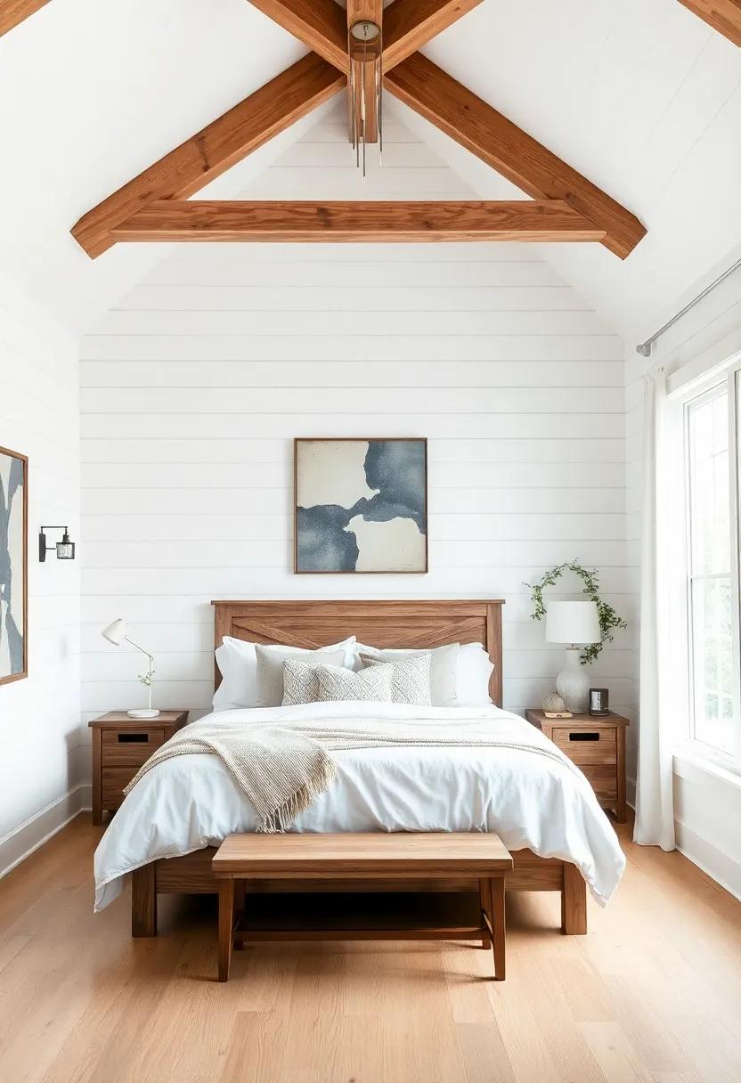 打造带护墙板的农舍风卧室-105