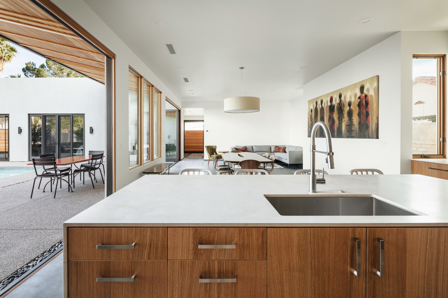 美国沙漠中的现代庭院别墅(2019)The Ranch Mine-22