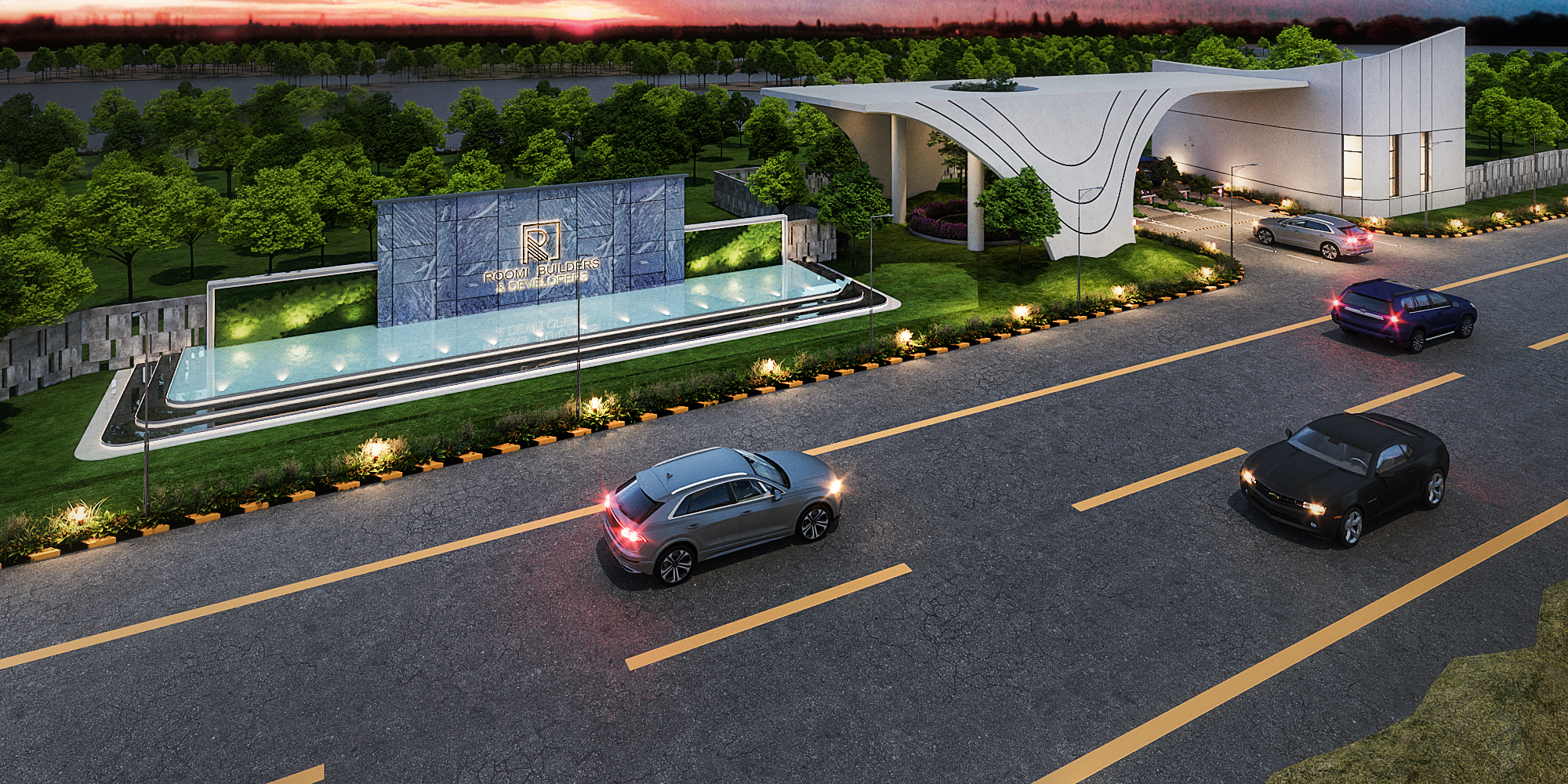 Private Housing Society Gate (Architelier)-4