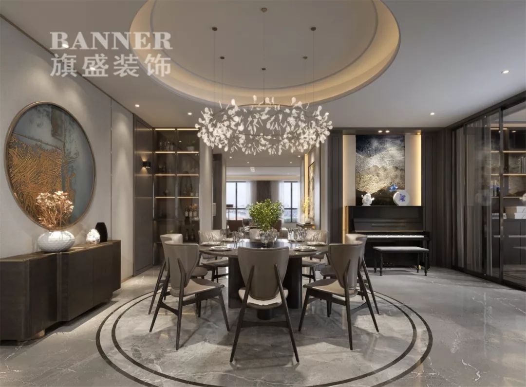 现代风格家居,打造 339㎡多功能空间-43