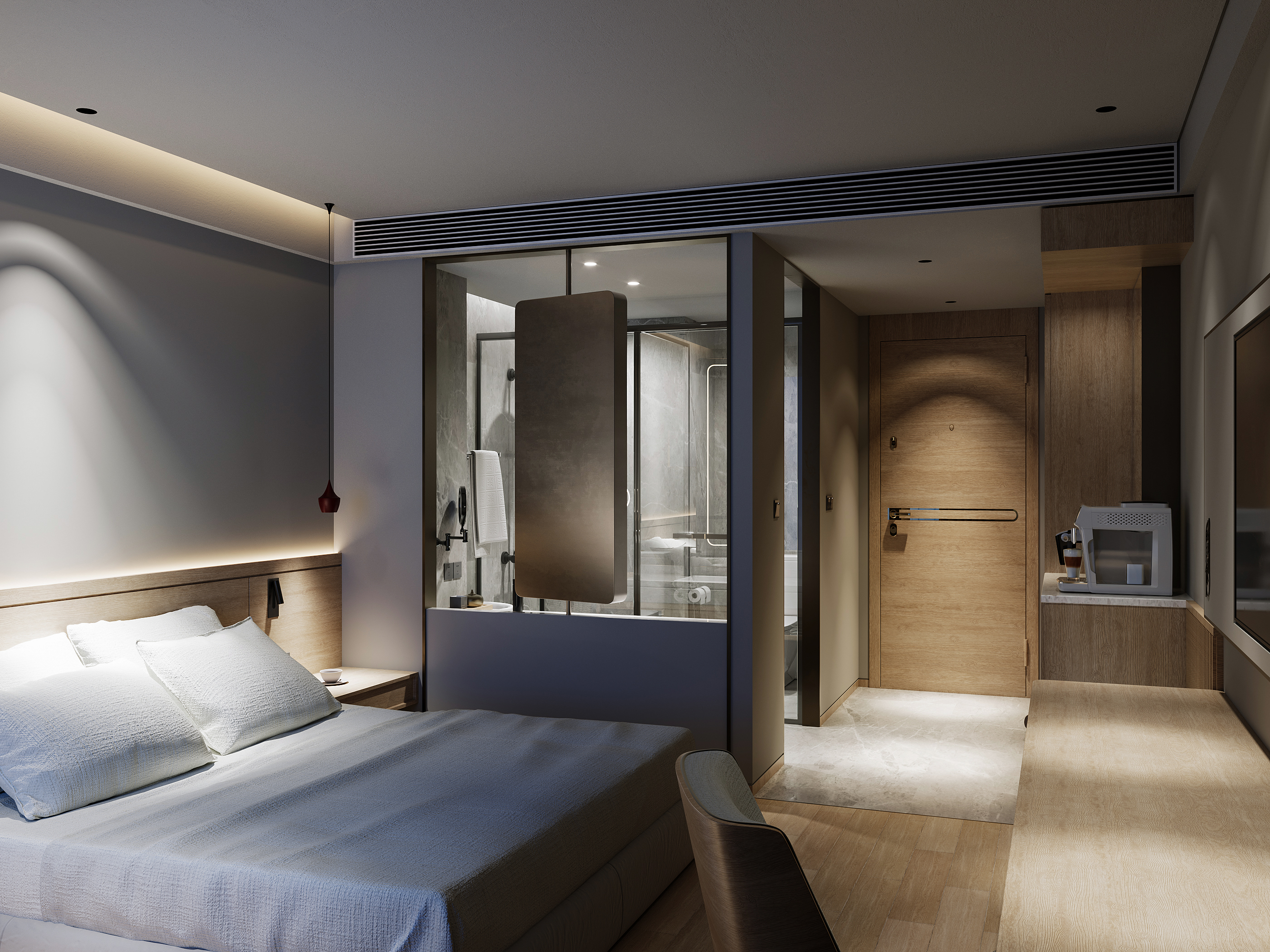 酒店设计方案效果图-42