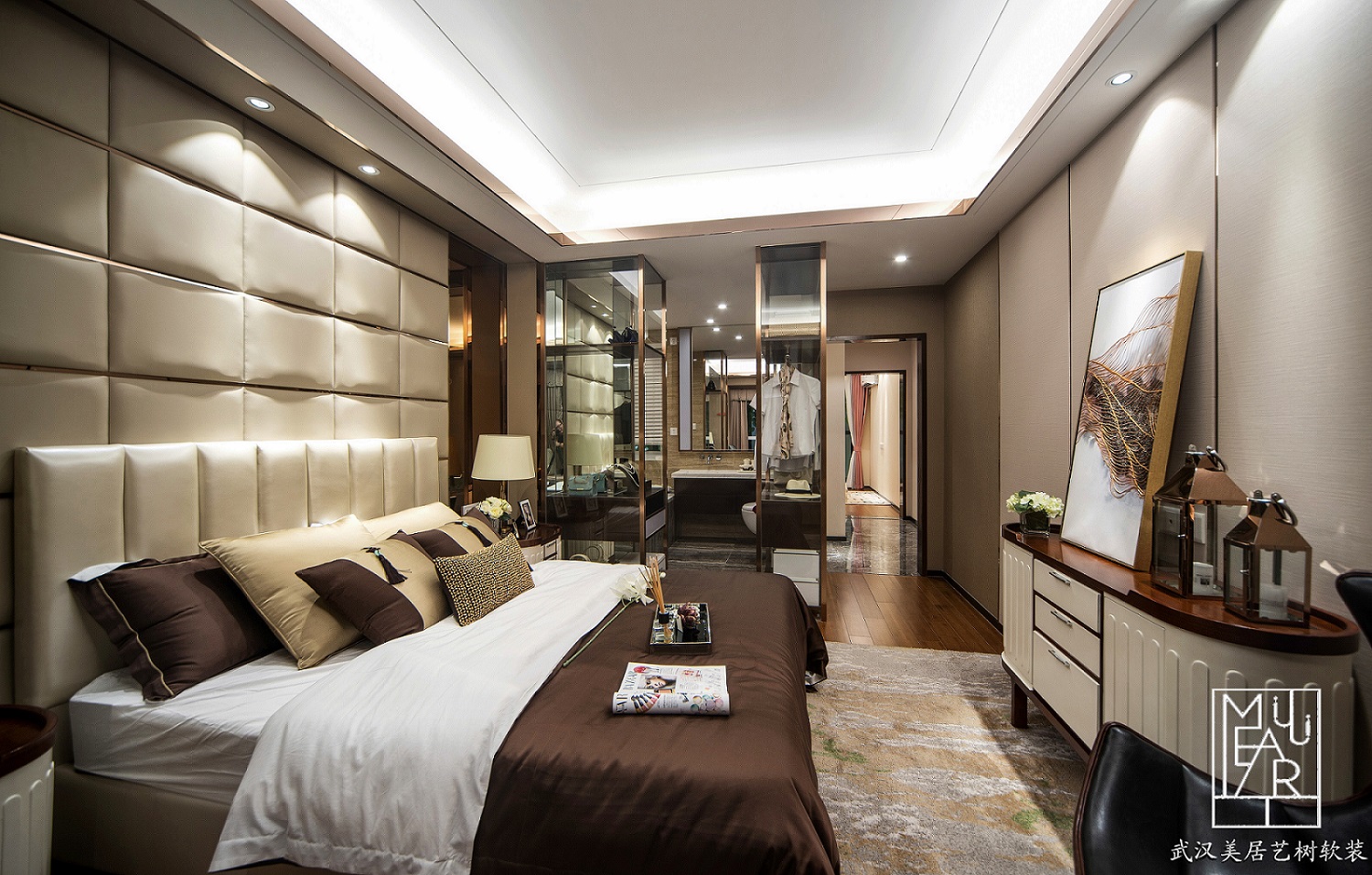 现代港式风格打造 100㎡优雅轻奢空间-24