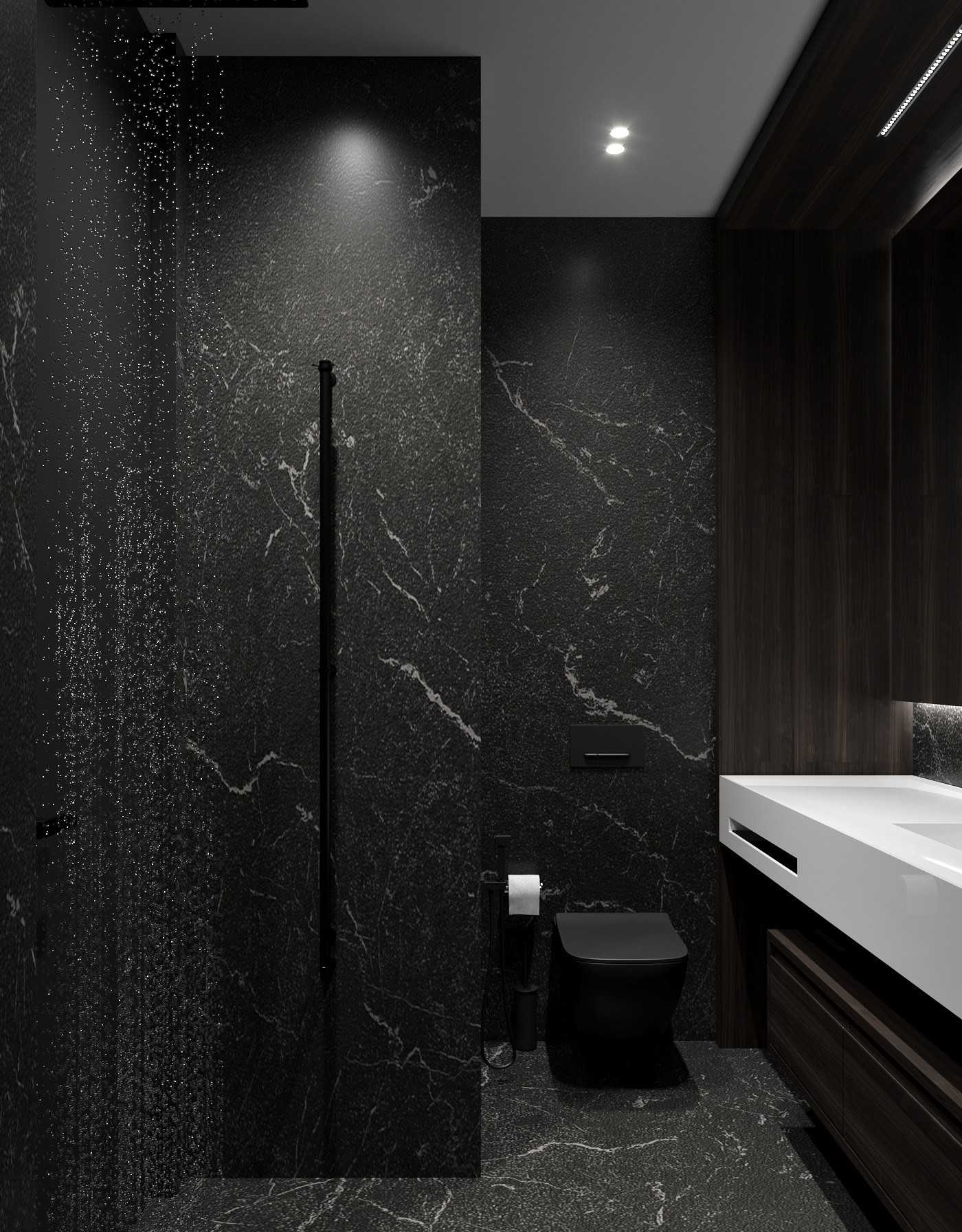 255平，大户型黑色简约系-9