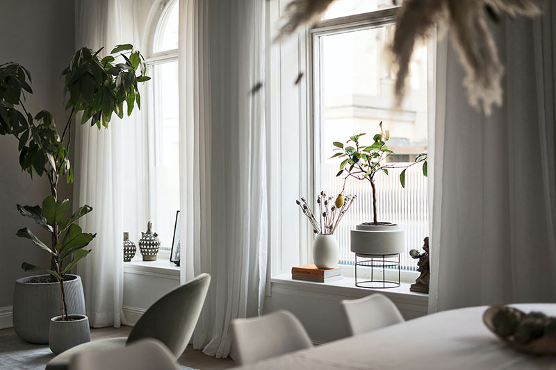 斯堪的纳维亚风格公寓，绿植装点生活-11