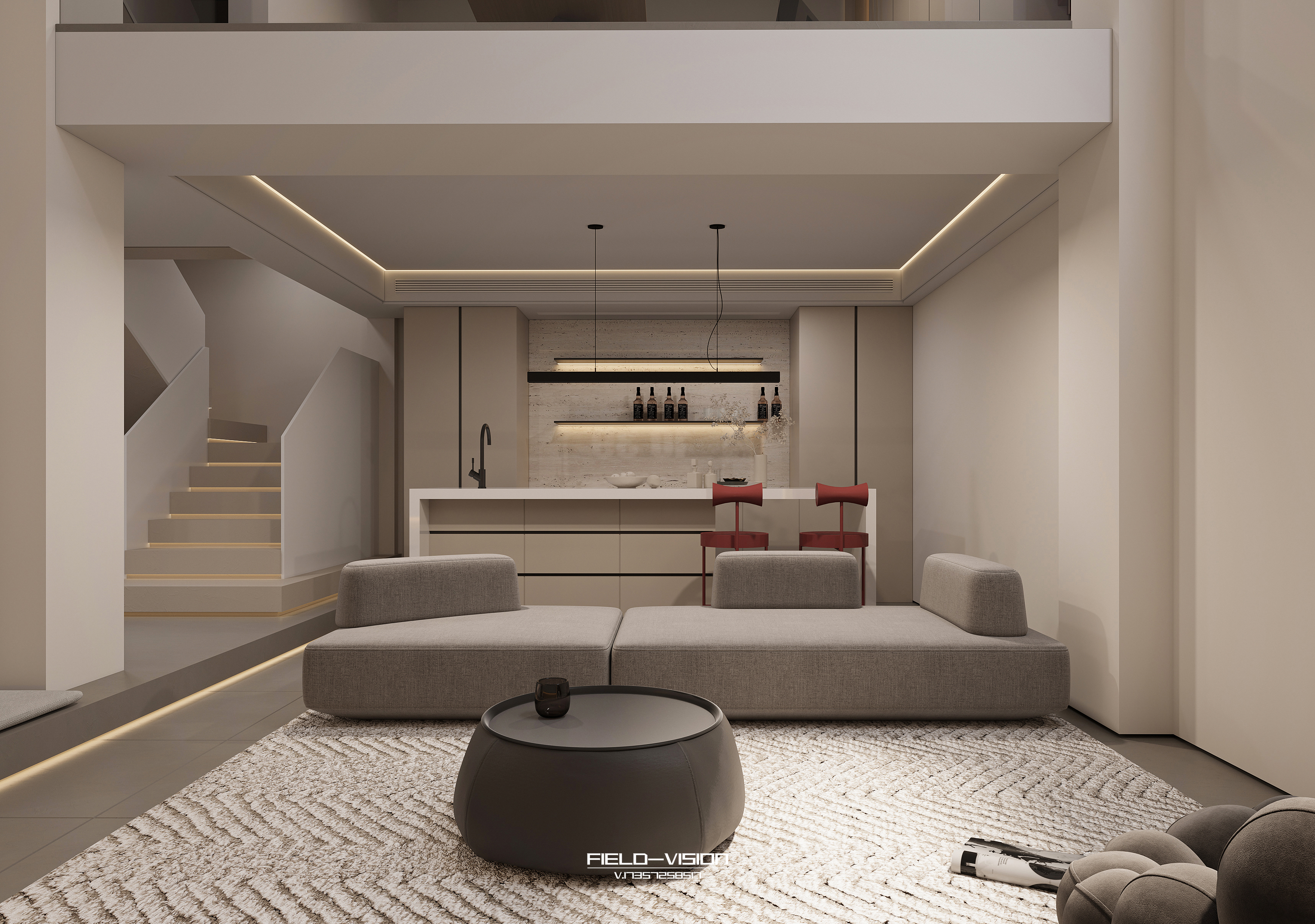 Corona渲染作品┃现代别墅-4