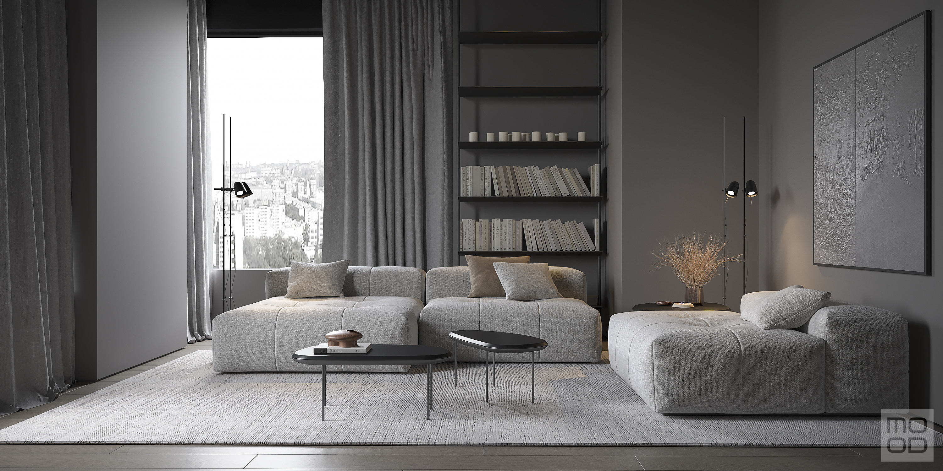 soft monochrome apartment-5