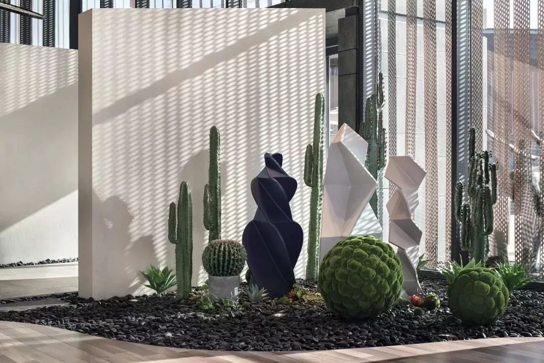 天津宁河生态小镇营销中心——自然与建筑共生的室内设计-46