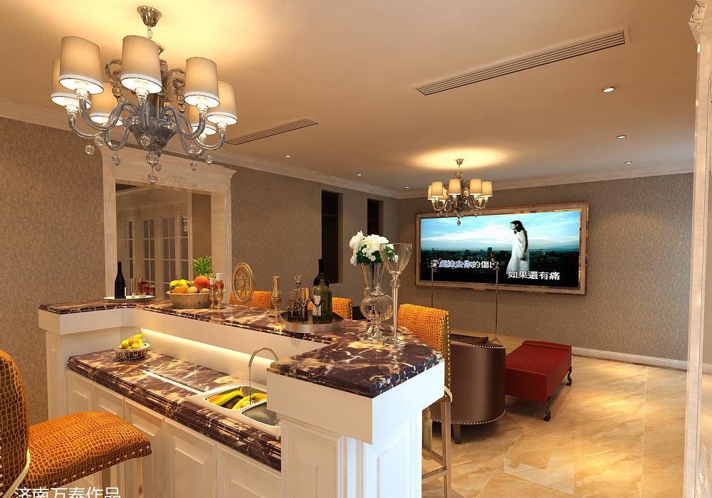 
济南章丘莱蒙湖370户型别墅装修新古典风 -21