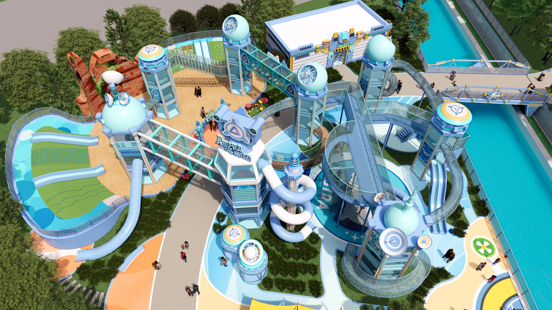 超级飞侠主题乐园概念设计建模-13