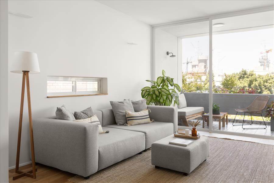 特拉维夫一座保护建筑内公寓的粗野主义设计装修丨以色列特拉维夫丨建筑师兼室内设计师Shir Margolin-9