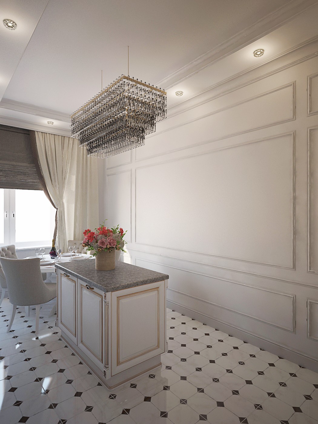 150平米别墅室内设计项目丨俄罗斯莫斯科丨INTERIO设计工作室-28