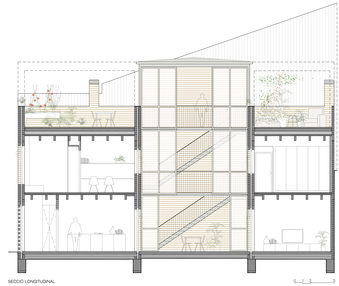 103RAV - New House Between Dividing Walls in Sabadell / Vallribera Arquitectes-23