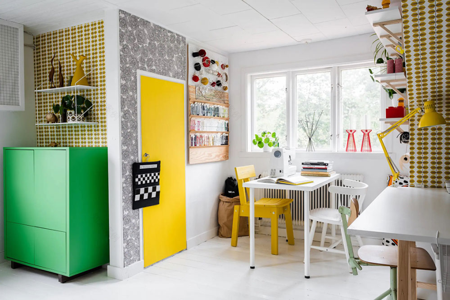 瑞典森林画室小屋-21