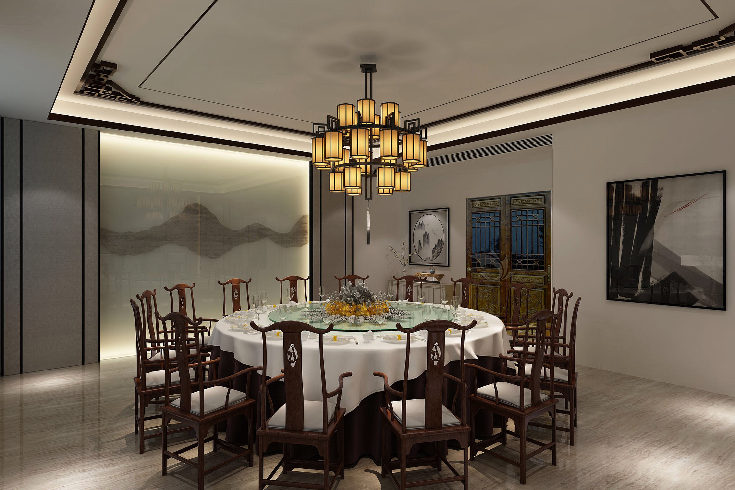 燕青酒店餐厅 | 刘双斌的江南园林雅致设计-46