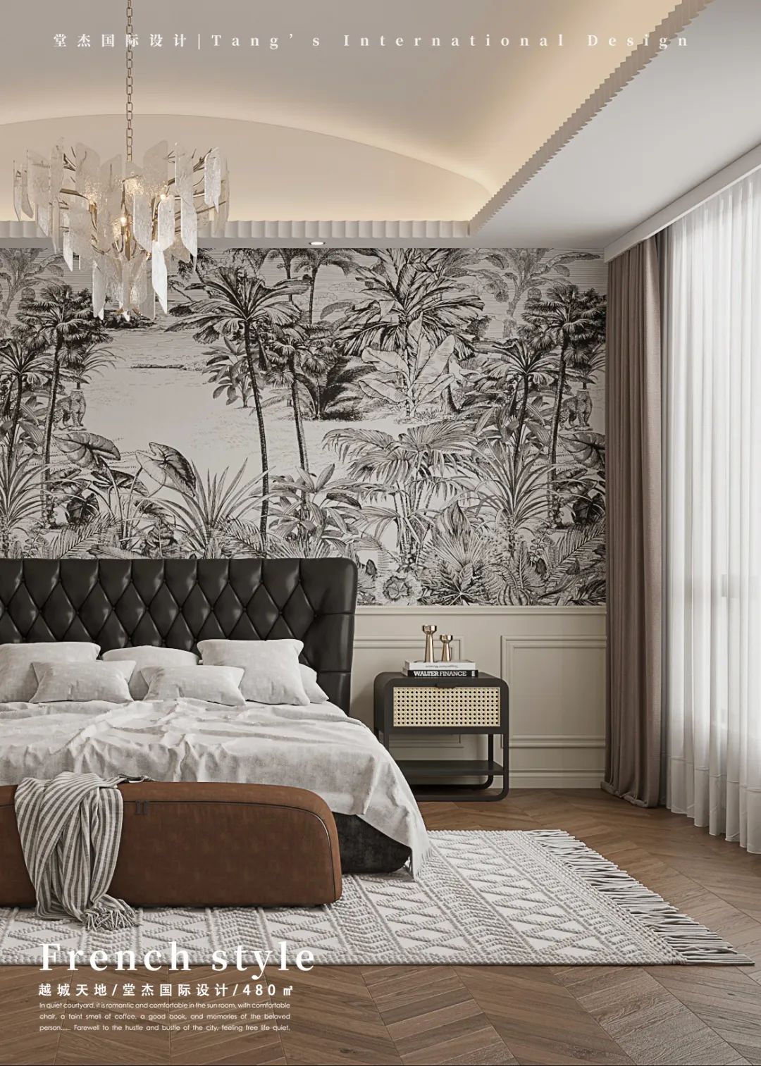 南京越城天地 480㎡法式婚房设计丨中国南京丨堂杰国际设计-37