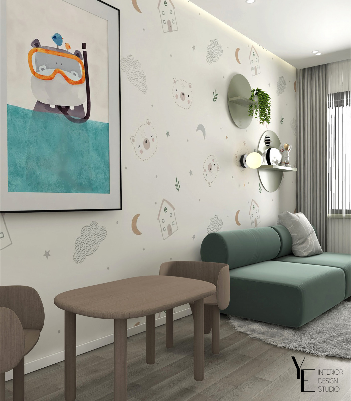 绿色公寓丨突尼斯丨YE INTERIOR-41