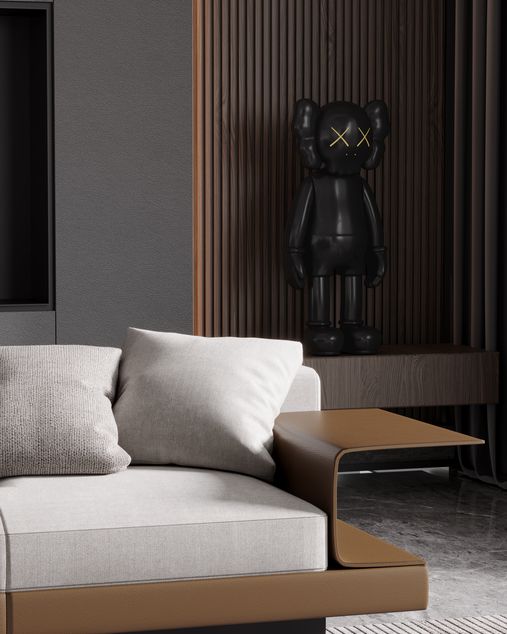 梦幻海岸 | 简约现代的海景公寓设计-11