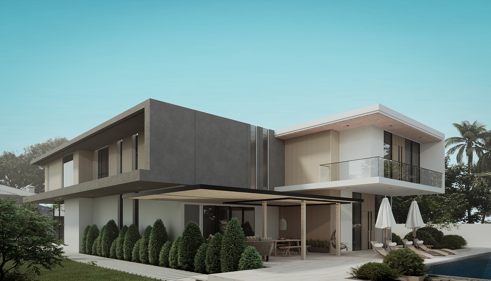 Two-Storey Contemporary Residential Villa-14