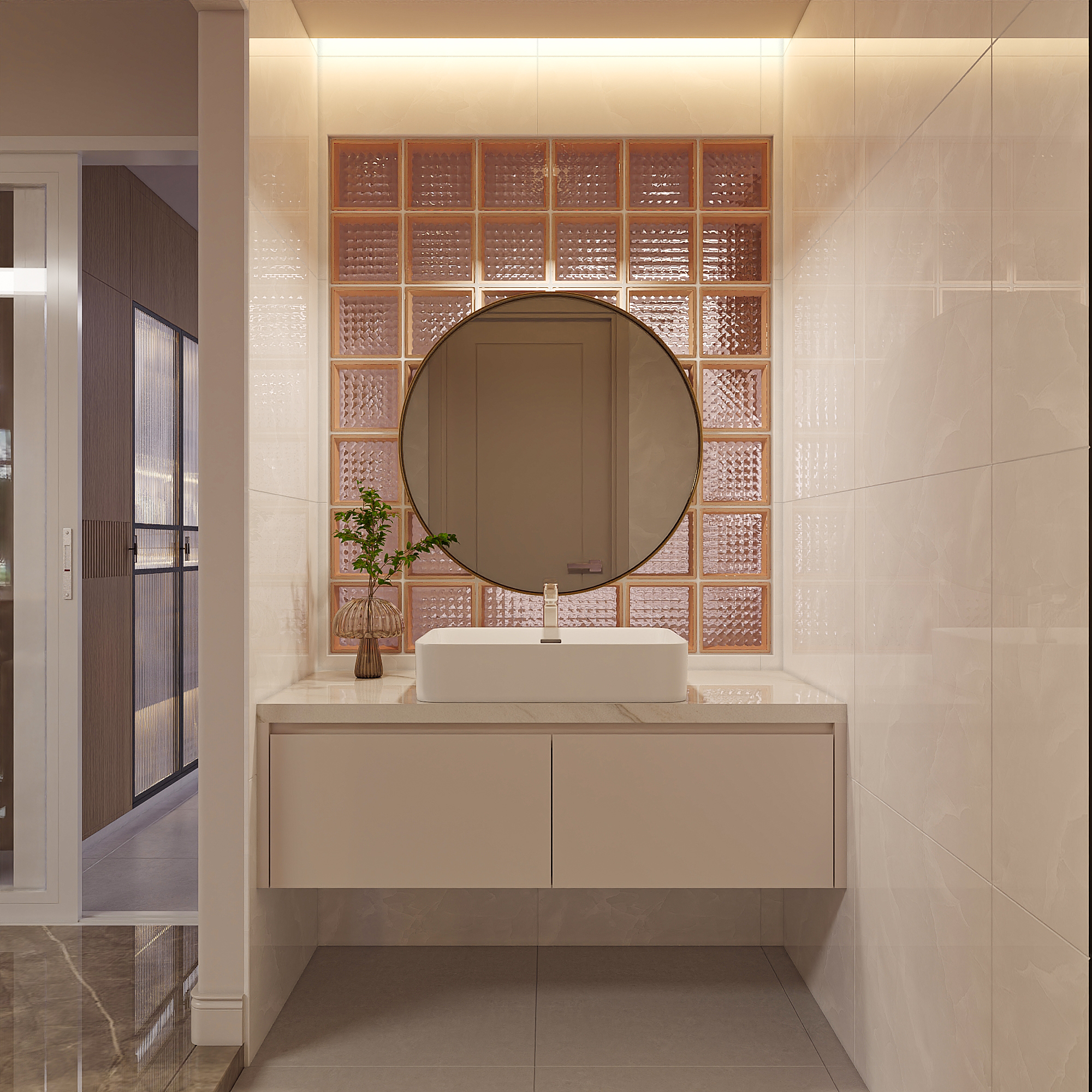 LIVING ROOM & KITCHEN - Mrs. Hoa Apartment-10