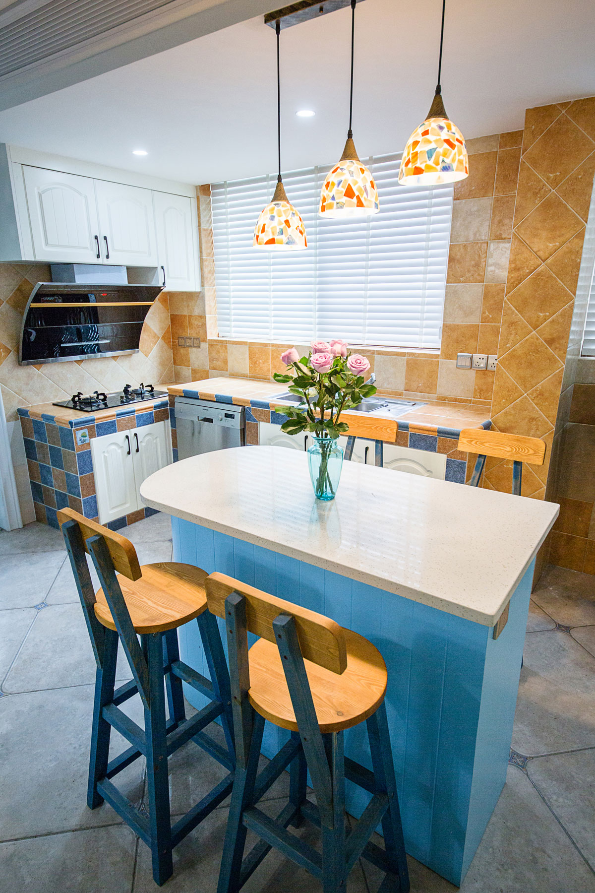 遇见大海 · 漳州 Me 时代小区 90 平米地中海田园风设计-15