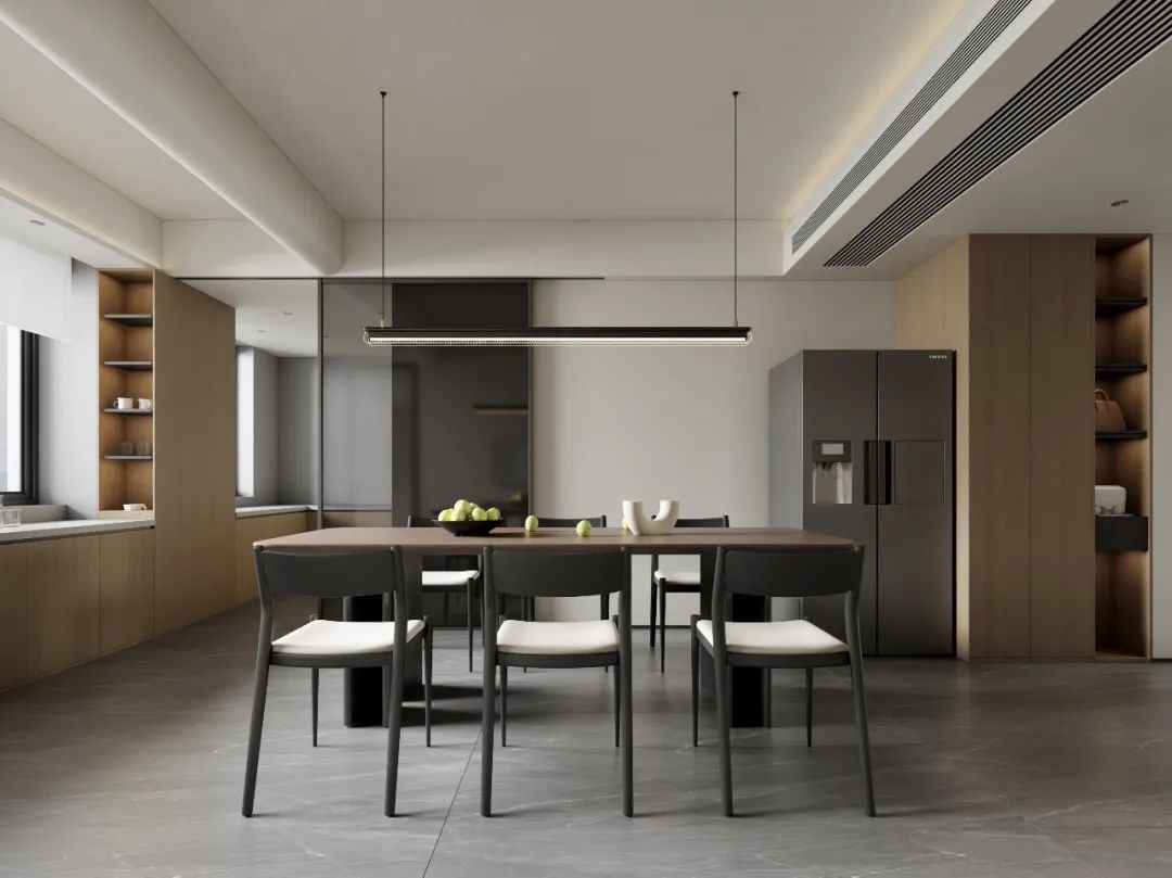 190㎡现代原木丨铂悦城丨中国湖南丨纵向·空间设计-12