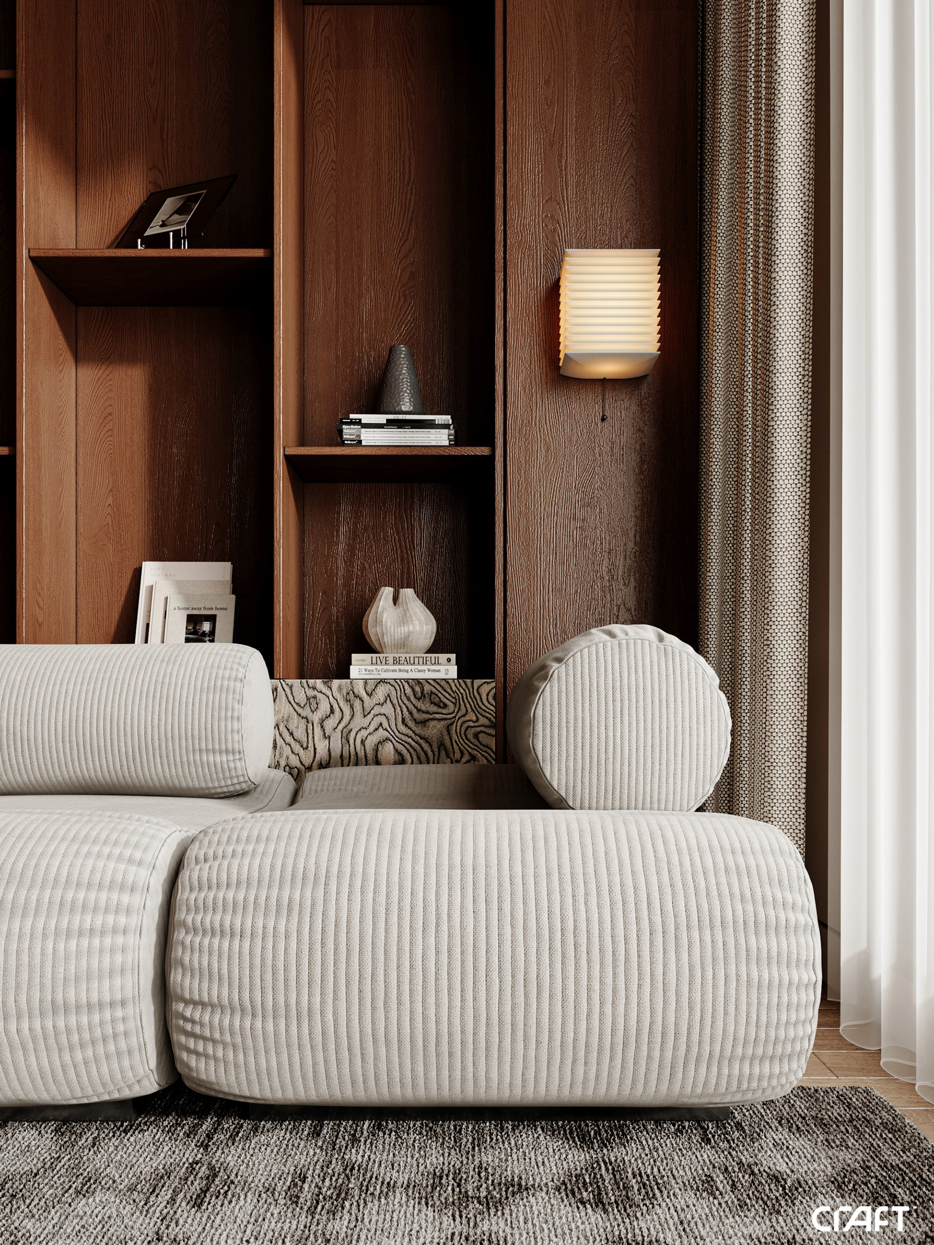 起居空间·健身房·小厨房丨沙特阿拉伯丨Square Meter Office-28