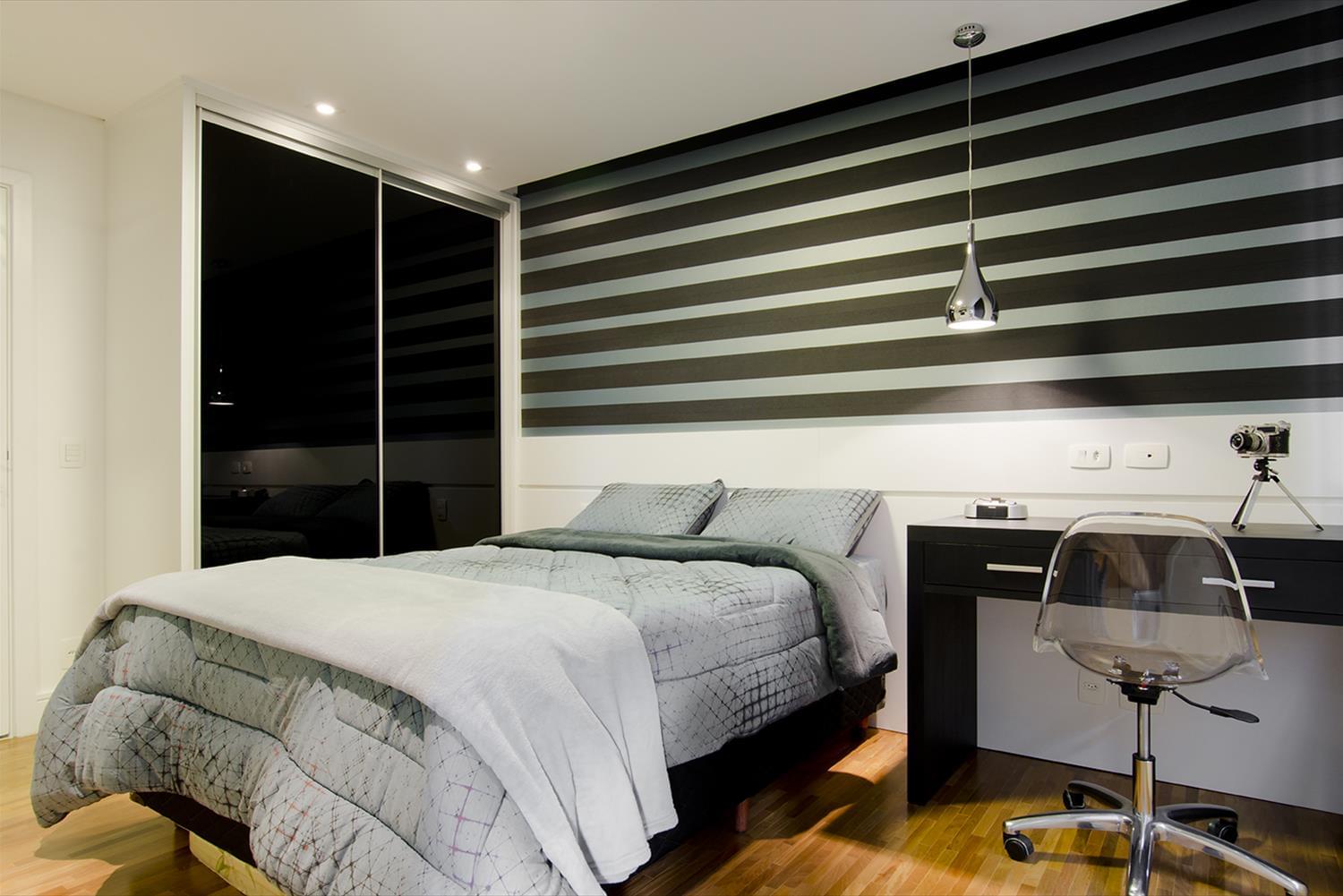 巴西 SP 公寓设计 | 木质与石材的完美结合-9