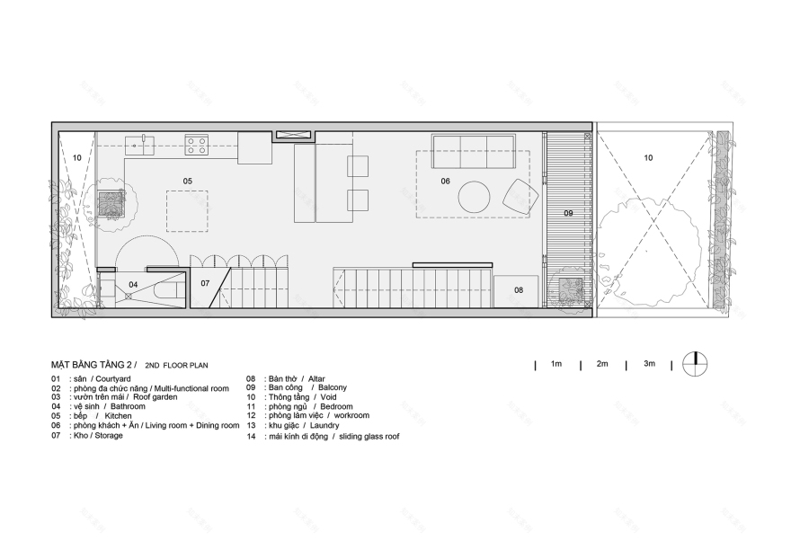 P 屋或P 房子丨越南丨T H I A Architecture-12